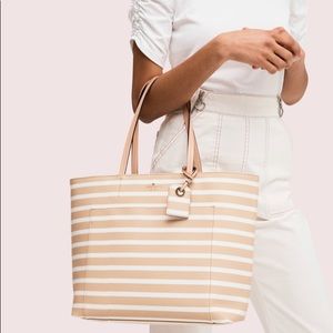 Kate Spade Hyde Lane Stripe Riley Tote